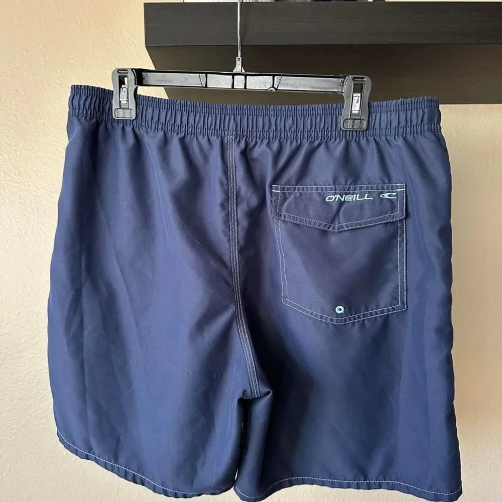 O-neill Men's Navy and Blue Swim-briefs-shorts